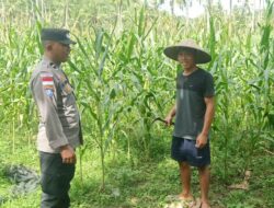 Polres Lombok Barat Dukung Ketahanan Pangan Lewat Pendampingan Warga