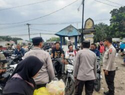 Polres Lobar Gelar Operasi Bina Kusuma di Pasar Kediri