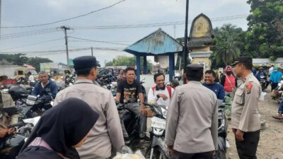 Polres Lobar Gelar Operasi Bina Kusuma di Pasar Kediri