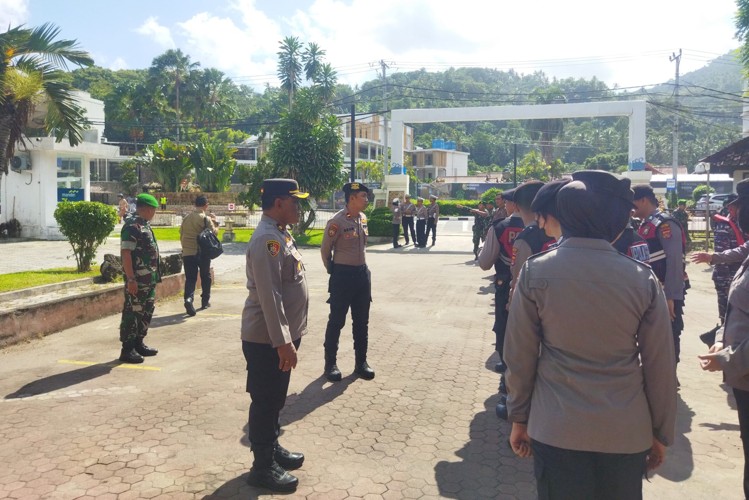 Ibu Wapres Kunjungi Lombok Barat, Polres Gelar Apel Keamanan Ketat