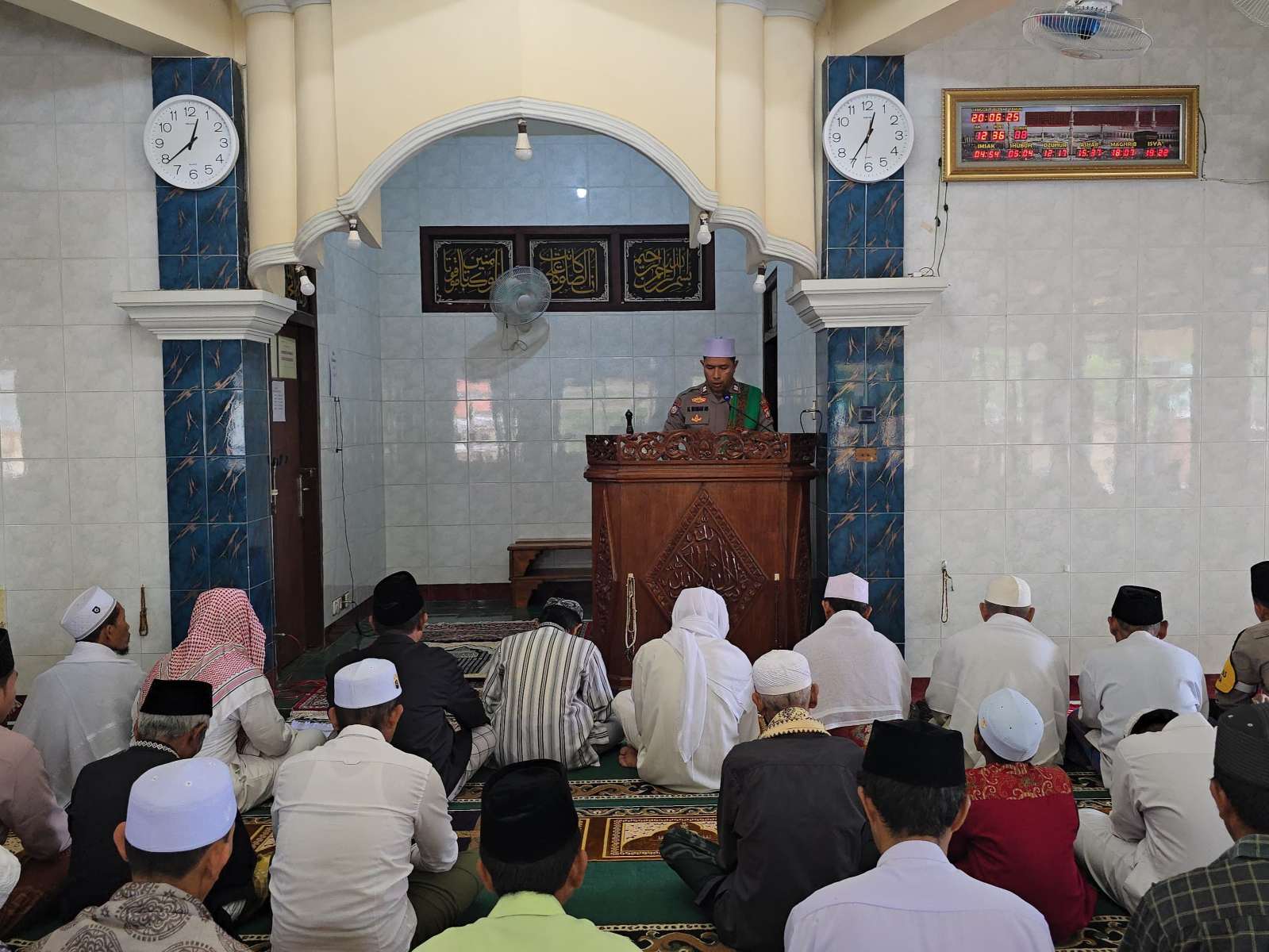 Safari Dakwah Kamtibmas Polres Lombok Barat Sentuh Warga Dusun Ketejer