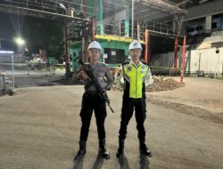 Unit Pam Obvit Sat Samapta Polres Bima Kota Laksanakan Pengamanan di PT. Pertamina Patra Niaga Integrated Terminal Bima