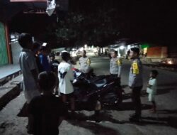 Polsek Hu’u Gelar Patroli Malam, Warga Dihimbau Waspada dan Patuhi Jam Malam Anak