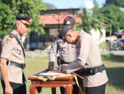 Kapolres Bima Kota Pimpin Upacara Sertijab dan Pelantikan Sejumlah Pejabat Utama