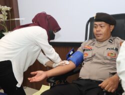 Polres Lombok Barat Gelar Bhakti Kesehatan dan Donor Darah Gratis