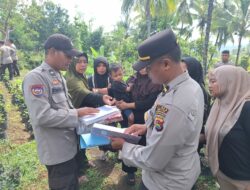 Polsek Tanjung Terima Kunjungan Tim Penilai Lomba Pekarangan Pangan Bergizi (P2B)