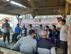 Polres Lombok Barat Gelar Operasi Kamtibmas di Pasar Segenter