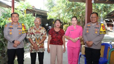 Hari Bhayangkara ke-79, Kapolres Lombok Barat Anjangsana ke Purnawirawan Polri