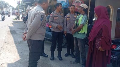 Polres Lombok Barat Intensifkan Patroli Kamtibmas di Simpang Empat Rumak