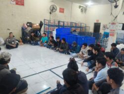 Sat Lantas Polres Lombok Utara Sosialisasi Tertib Lalu Lintas kepada Komunitas Driver Shopee Express