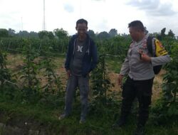 Ketahanan Pangan Dimulai dari Desa: Bhabinkamtibmas Sosialisasi Lahan Produktif di Jagaraga