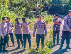 Polres Lombok Barat Dampingi Polda NTB Cek Lahan Jagung di Kedaro Sekotong