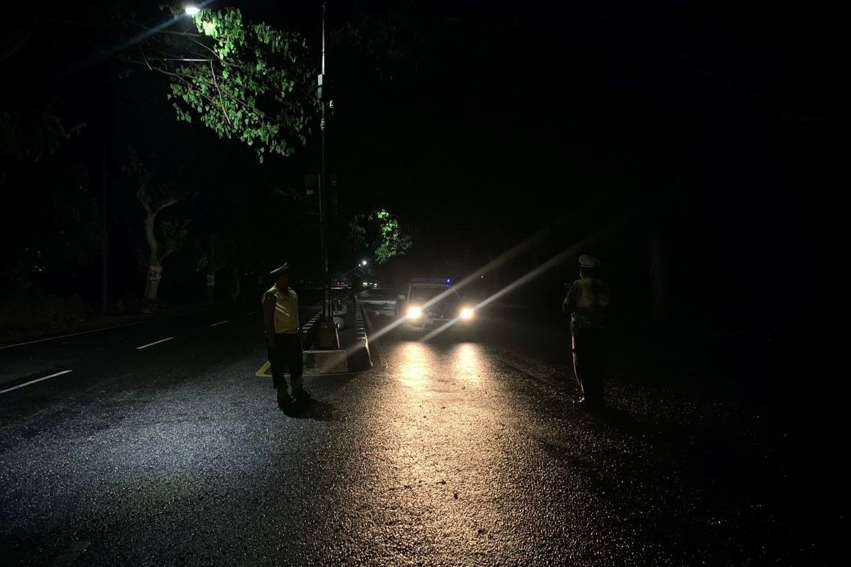 Satlantas Lombok Barat Intensifkan Patroli Malam di Jalur Bypass