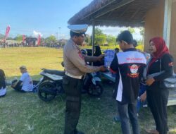 Edukasi Safety Riding di Gerung: Satlantas dan VOCLOM Bangun Budaya Tertib Lalu Lintas