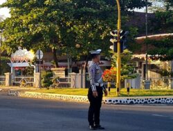Sat Lantas Polres Bima Kota Laksanakan Rawan Pagi, Wujudkan Kamseltibcarlantas dan Rasa Aman bagi Pengguna Jalan