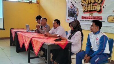 SMKN 2 Gerung Jadi Lokasi Edukasi Safety Riding Satlantas Lombok Barat