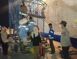 Polsek Kawasan Pelabuhan Laut Bima Laksanakan Pengamanan Embarkasi dan Debarkasi Kapal KM. LEUSER di Pelabuhan Bima