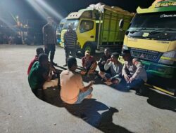 Personel Polsek Kawasan Pelabuhan Laut Bima Laksanakan Patroli Rutin, Sasar Buruh dan ABK di Area Pelabuhan