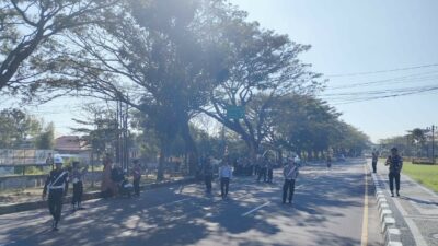 Puluhan Pelanggar Terjaring Operasi Patuh Rinjani 2025 di Baypass BIL I, Lombok Barat