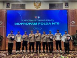 Sie Propam Polres Bima Kota Raih Penghargaan atas Dedikasi dan Loyalitas Tinggi dalam Penanganan Kasus Kode Etik