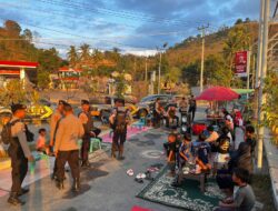 Sat Samapta Polres Bima Kota Laksanakan Patroli di Pusat Pertokoan dan Taman Amahami