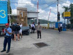 Peningkatan Pengamanan di Pelabuhan Lembar Lombok Barat Jelang Akhir Pekan