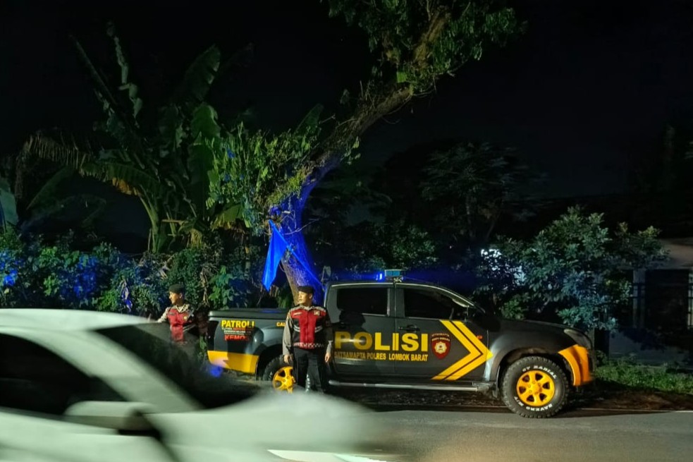 Polres Lombok Barat Intensifkan Patroli Malam di Bypass BIL I Kuripan