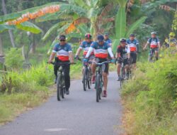 Kapolres Lombok Utara Gelar Gowes Kamtibmas Jilid 13 di Rangkaikan Baksos