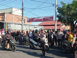 POLRES DOMPU AMANKAN LOMBA GERAK JALAN 45 KM DALAM RANGKA HUT RI KE-80