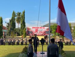 Kapolres Bima Kota Pimpin Upacara Peringatan HUT RI ke-80