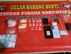 Hendak Transaksi Sabu, Dua Pengedar Berhasil Digulung Tim Opsnal Polres Bima Kota