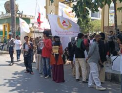 Personil Polres Dompu Sukses Amankan Unjuk Rasa, Aksi Berjalan Damai dan Tertib