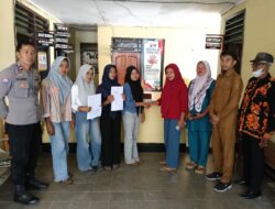 bhabinkamtibmas desa hu’u mediasi penyelesaian kasus pencemaran nama baik secara kekeluargaan