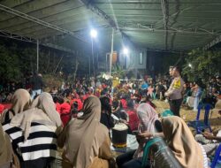 Bhabinkamtibmas Kelurahan Dalam Amankan Kegiatan Hiburan Rakyat