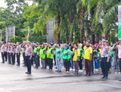 Ratusan Ojol Dikukuhkan Jadi Duta Keselamatan Berlalu Lintas di Riau
