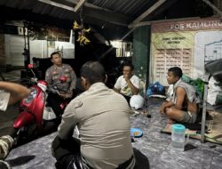 Polres Lombok Barat Perkuat Siskamling di Desa Montong Are, Kecamatan Kediri