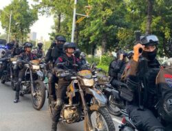 Hadirkan Rasa Aman, 184 Personel Polri Laksanakan Patroli Skala Besar di Jakarta