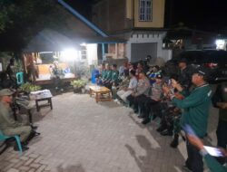 Pendampingan Penilaian Bhabinkamtibmas Bripka Happy Candra dalam Lomba Siskamling Tingkat Kabupaten oleh Satgas Linmas Satpol PP Sumbawa Barat