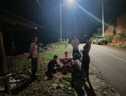 Patroli Blue Light Cipta Kondisi, Polsek Langgudu Sasar Titik Rawan Kamtibmas